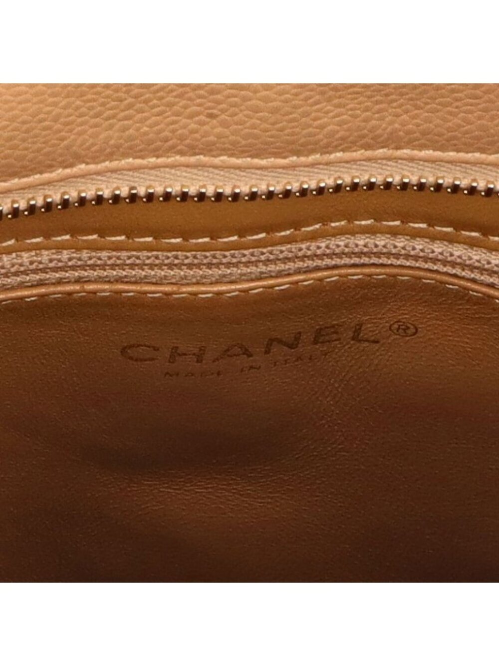 Chanel Medallion Tote Caviar Leather Beige - Picture 8 of 9